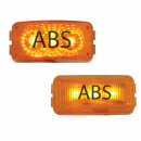 ABS Logo Amber Small Rectangular LED Marker Lights