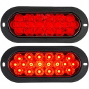 Oval 20 LED Red Stop/Turn/Tail Light