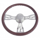 18 Inch Flame steering Wheel For Newer Peterbilt and Kenworth