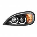 Freightliner Columbia Projector Headlight With White LED Running Light