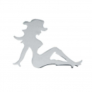 Western Cowgirl W/ Boots Mud Flap Cut Out