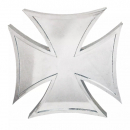 Chrome Plastic Iron Cross Accent And Cut Out