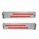 Two Piece Rear Light Bars With Recessed 20 Inch Spyder LED Light Bars