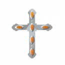Extra Large Cross W/ Small Y2K Light Cut Outs