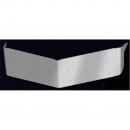 Sunvisor Each Peterbilt 379X Factory Ultra `02+ 1.2" Drop Stainless Steel