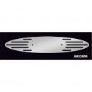 Emblem Accent Peterbilt Ellipse W/Cutouts Stainless Steel