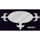 Emblem Accent Peterbilt Oval W/3 Spades Stainless Steel