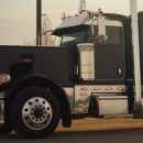 Peterbilt 389 With 131 Inch BBC From 2007 Through 2009 4 Inch One Piece Cab And Cowl Panels With LED P1 Lights And 12 Inch Spacing