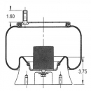 AS9640 Rolling Lobe Air Spring