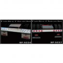 Universal 6 or 8 Inch Wide Rear Light Bar with Light Hole Options