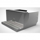 Peterbilt 31 Inch Mirror Finish Punched Stainless Steel Tool Box With Hinge And T-Handle