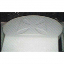 Fifth Wheel Cover with Raised Iron Cross
