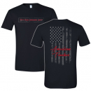 Big Rig Chrome Shop American Trucker Flag T-Shirt