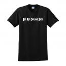 Big Rig Chrome Shop Black Shirt With White Text