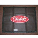 Peterbilt 377 Set Back Axle And 385 Black Bug Screen With Peterbilt Logo