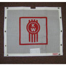 Kenworth T600A 1984 Through 1987 White Bug Screen With Logo