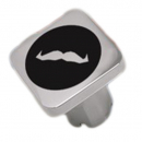 Black Mustache Or Barbers Pole Movember Knobs