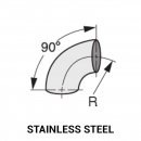 Stainless Steel 90 Degree Short Radius Tangent End Elbow