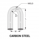 Steel Short Radius 180 Degree U-Bends