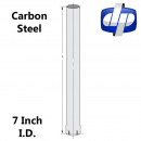 Carbon Steel or Chrome 7 Inch Expanded/Slotted Straight Stack