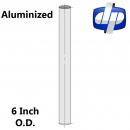 Aluminized 6 Inch Plain Ends Straight Stack