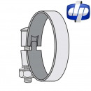 Chrome Plated 1 Inch Wide Full Circle Clamp