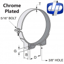 Chrome Plated Mounting Bracket Clamp