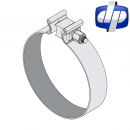 Aluminized or Stainless Steel Narrow Band Clamp