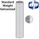 5 Inch Diameter Standard Weight Galvanized Flexible Metal Hose