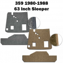 Peterbilt 359 Carpet Overlay 63 Inch Sleeper 1980-1988