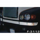 Freightliner Century Class 2003 And Older Stainless Steel 3 Piece Top Bumper Trim