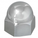 Chrome Zinc Die Cast 1/2 Inch By 11/16 Inch Acorn Nut Cover
