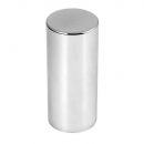 Chrome Cylinder Push-On Nut Cover 33MM 4-1/4 Inch Height