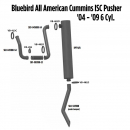 Bluebird All American Cummins ISC Pusher Exhaust Layout
