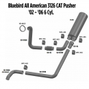 Bluebird All American 3126 CAT Pusher Exhaust Layout