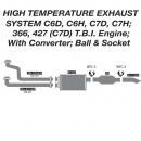 GMC High Temperature Exhaust Layout T.B.I.Engine With Converter
