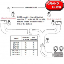 Powerflow Diesel Big Rig Dual Stack Kit for Pickup Truck 4 Inch Stack Diameter
