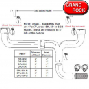 Powerflow Diesel Big Rig Dual Stack Kit for Pickup Truck 5 Inch Stack Diameter