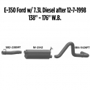 E-350 Ford With 7.3L Diesel After 12-7-1998 Exhaust Layout