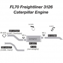Freightliner 3126 Caterpillar Engine Exhaust Layout