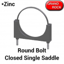 Round Bolt HD Welded Saddle Zinc Plated