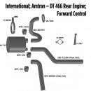 International Amtran DT466 Rear Engine Exhaust Layout
