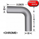 4 In O.D/O.D Diameter 90 Degree Chrome Elbow Pipe