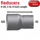 Pipe Reducer 8 In O.D. Reduced to 5 In I.D.