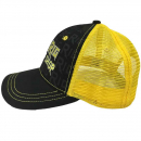 Big Rig Chrome Shop Black/Yellow Trucker Mesh with Print Hat