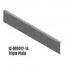 Hinged Triple Plate Stainless License Plate Holder