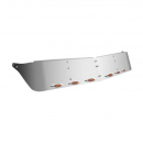 16 Inch Kenworth Flat Glass Sunvisor with 6 Flatline LEDs