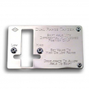 Stainless Steel Dual Range Tandem Switch Plate