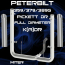 7 Inch Peterbilt 359/379/389G 55" Full Exhaust Kit