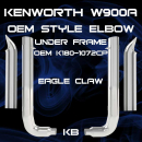 7 Inch Kenworth W900A Under Frame OEM Style Elbow Exhaust Kit